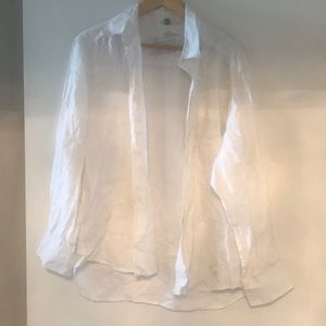 Tommy Bahama white linen men’s shirt